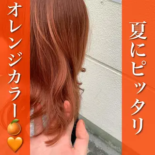 ミディアム カラー 縮毛矯正×髪質改善 小笠原大樹のヘアスタイル