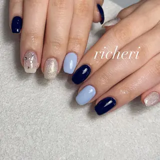 ミディアム ネイル richeri beautyのネイルデザイン