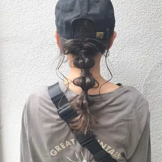 ロング ヘアアレンジ 藤井 貴美子のヘアスタイル