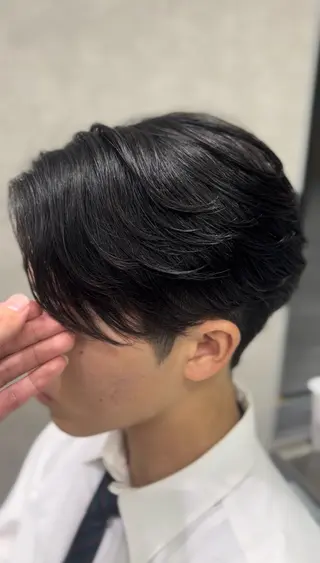 ショート パーマ メンズ 🔮メンズ縮毛矯正 毛流れパーマ💎竹永のヘアスタイル