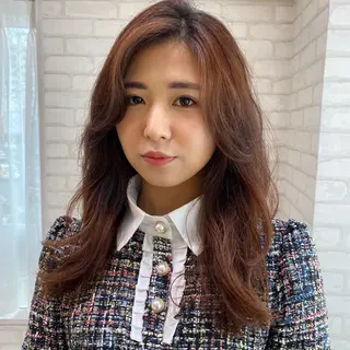 ロング パーマ abilita AZUSAのヘアスタイル