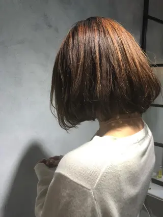 ミディアム SALOWIN 表参道所属・シンカ 表参道のヘアスタイル