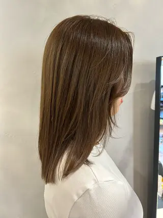 ミディアム カラー ITbyALBUM藤沢店所属・IT by ALBUM立川のヘアスタイル