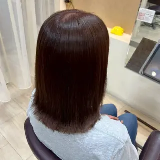 ミディアム カラー 濱田 妃香のヘアスタイル