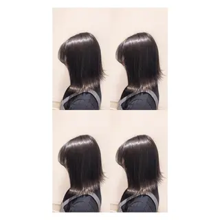 ミディアム カラー 店長✨レイヤー✖️ 髪質改善✖️韓国ヘアのヘアスタイル