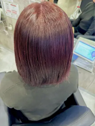 ミディアム カラー モテ髪提案🫧 /HaRu🏳️‍⚧のヘアスタイル
