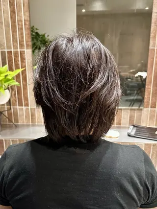 ミディアム メンズ 横浜/メンズ特化/ Farbe/田中颯斗のヘアスタイル