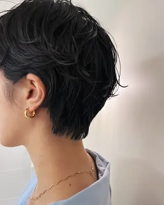 ショート メンズハイトーン/栄 /イトウタケルのヘアスタイル