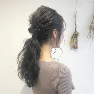 ヘアアレンジ 髪質改善period.所属・いしかわまい🎀 髪質改善特価サロンのヘアスタイル