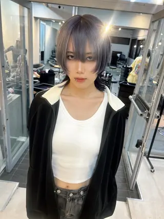 ショート 【ロングウルフカット 姫カット】伊藤裕哉のヘアスタイル