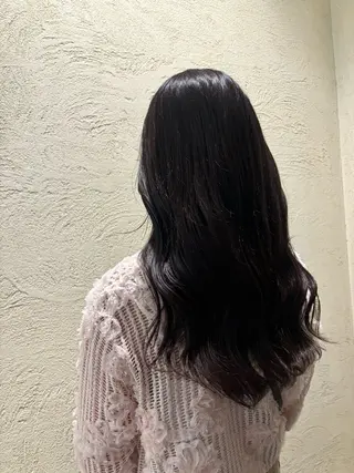 ロング ルプラボウ／艶カラー ／髪質改善／アサミのヘアスタイル