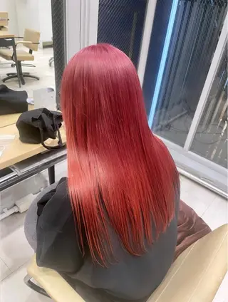 セミロング ハッシュカット レイヤー池袋のヘアスタイル