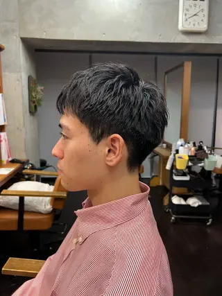 ショート メンズ 土田かほ/本日🈳 透明感カラー🍃のヘアスタイル