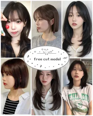 ロング 無料カット/ハイ トーンカラー/きらのヘアスタイル