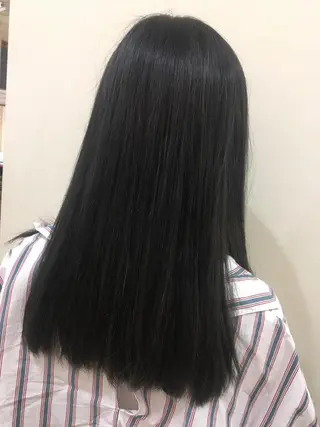 ロング カラー ボブ/美髪矯正 /佐藤　奈巳のヘアスタイル