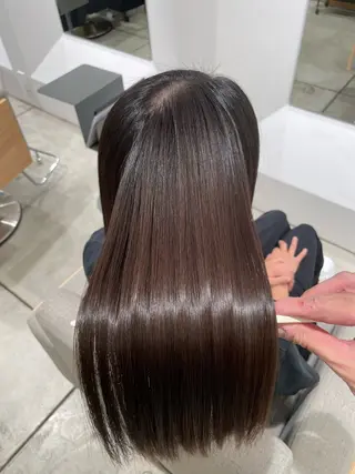 ロング 髪質改善＆美髪矯正 専門美容師:植原瑞樹のヘアスタイル