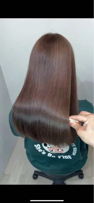 ロング Dope LIT所属・LA KUのヘアスタイル