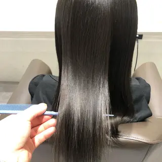 セミロング ムトウセイマ/艶髪 /艶ケアWブリーチのヘアスタイル