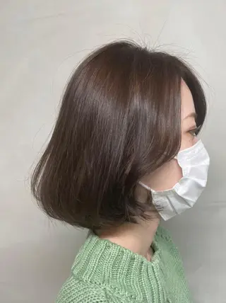 ミディアム 透け感カラー✂️ yuuのヘアスタイル