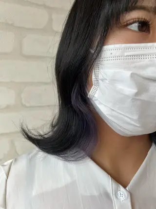 ロング カラー 石崎 真維のヘアスタイル