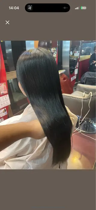 ロング ハイライトモデル募集 横浜石川町CHIRIのヘアスタイル