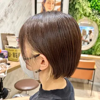 ミディアム ボブ職人/ボブ縮毛 髪質改善のヘアスタイル