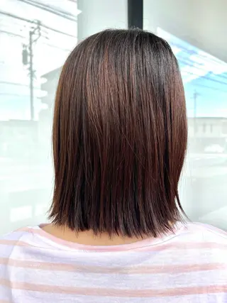 ミディアム ツヅキ マスミのヘアスタイル