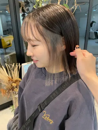 ミディアム 透明感カラーが得意✨ arakawayuaのヘアスタイル