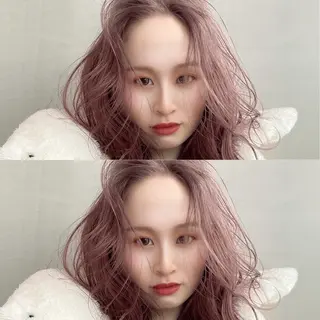 ロング カラー 💜ハイトーン💛 マジカルかいちゃんのヘアスタイル