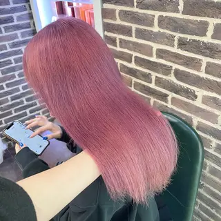 ロング カラー aya/小顔レイヤー /柔らかカラーのヘアスタイル