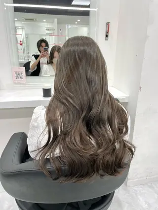 セミロング 💍大人デザイン /ハイトーン♡リクトのヘアスタイル