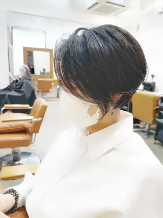 ショート newline銀座所属・👑銀座ショート/ 絶壁補正/金子涼👑のヘアスタイル