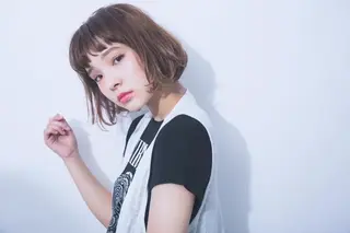 ミディアム カラー パーマ 🧸艶々韓国ヘア 🧁mizunaのヘアスタイル