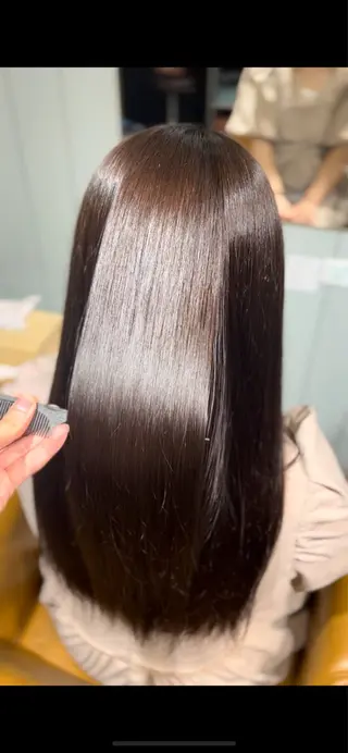 ロング 酸性縮毛矯正/ 髪質改善/信之介のヘアスタイル