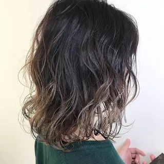 ミディアム カラー Lien 深井店のヘアスタイル