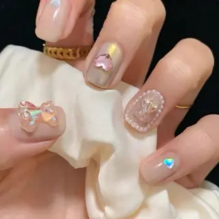 ミディアム 💜MIYA nail川崎店のネイルデザイン