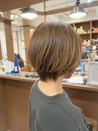 ショート 牧田 彩香のヘアスタイル