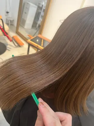 ロング 【髪質再整&黄砂除去 カラー】⚜️ぐっちのヘアスタイル