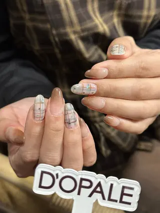ネイル D‘OPALEサロン所属・長さ出し専門店 上野kkのネイルデザイン