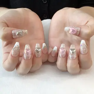 ネイル 💎🐰 saki. m 🐰💎のネイルデザイン