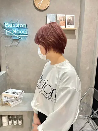 ショート カラー mood tatemachiのヘアスタイル