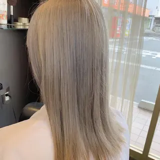 セミロング カラー 🪞上品で可愛い韓国 ヘア🪞Rikutoのヘアスタイル