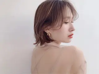 ミディアム 鎌倉 彩のヘアスタイル