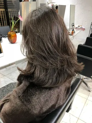 カラー レイヤーカット BLend 渋谷のヘアスタイル
