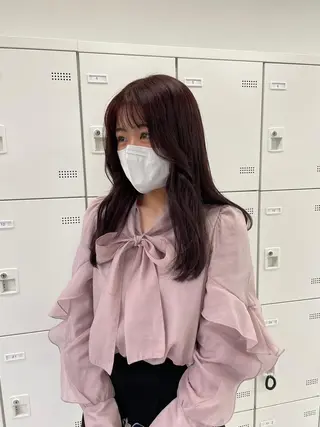 セミロング MOE 福岡韓国ヘア✧︎のヘアスタイル