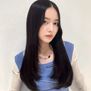 ロング 映える顔まわり/前髪 特化 💗 ユキマのヘアスタイル