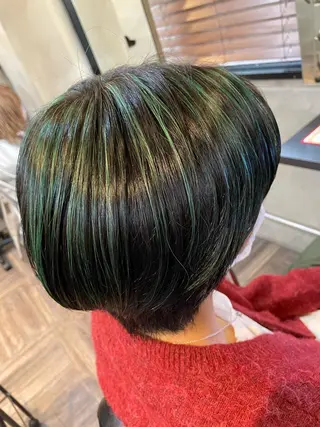 ショート カラー メンズ La fith 店長 城谷颯人のヘアスタイル