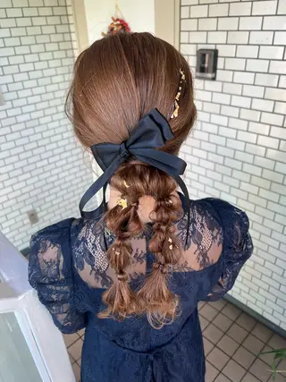 ヘアアレンジ 大人可愛いヘアメイク 💋🧚‍♀️しずかのヘアスタイル