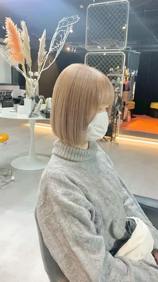 ミディアム カラー KISS SWAN所属・B E C H I C O〔べち子〕のヘアスタイル