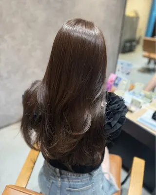 ロング 川口 永遠のヘアスタイル